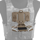 Tactical MOLLE Mobile Phone Carrier Board Universal Phone Chest Mount