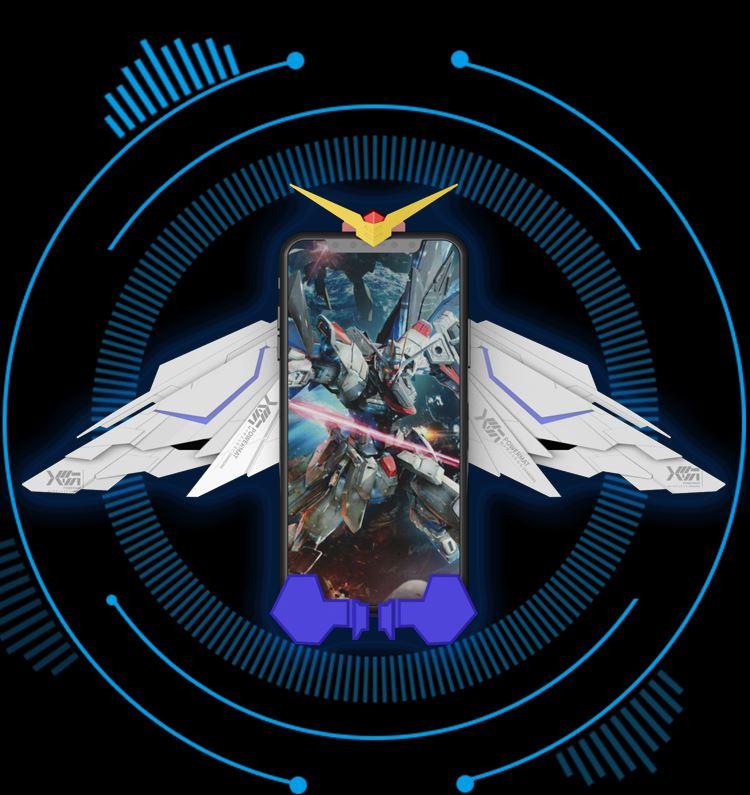 Gundam Angel Wings Wireless Phone Charger Stand, Fast Angel Phone Charger