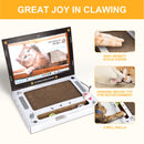 Laptop Scratcher Cat Toy Kitty Interactive Scratching Board Toy