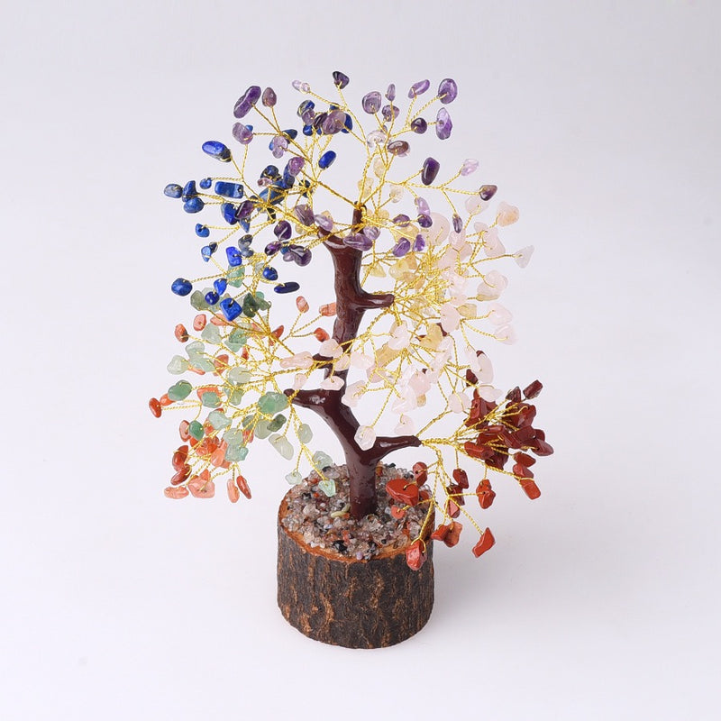 7 Chakra Crystal Décor Tree Feng Shui Tree for Fortune