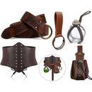 5PCS Corset Renaissance Costume Sets Medieval Renaissance Belt Pouch