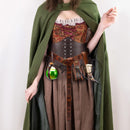 5PCS Corset Renaissance Costume Sets Medieval Renaissance Belt Pouch