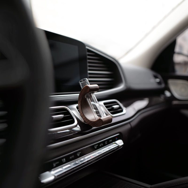 Car Air Vent Flower Vase Clip Car Interior Decor Accessorries 2pcs