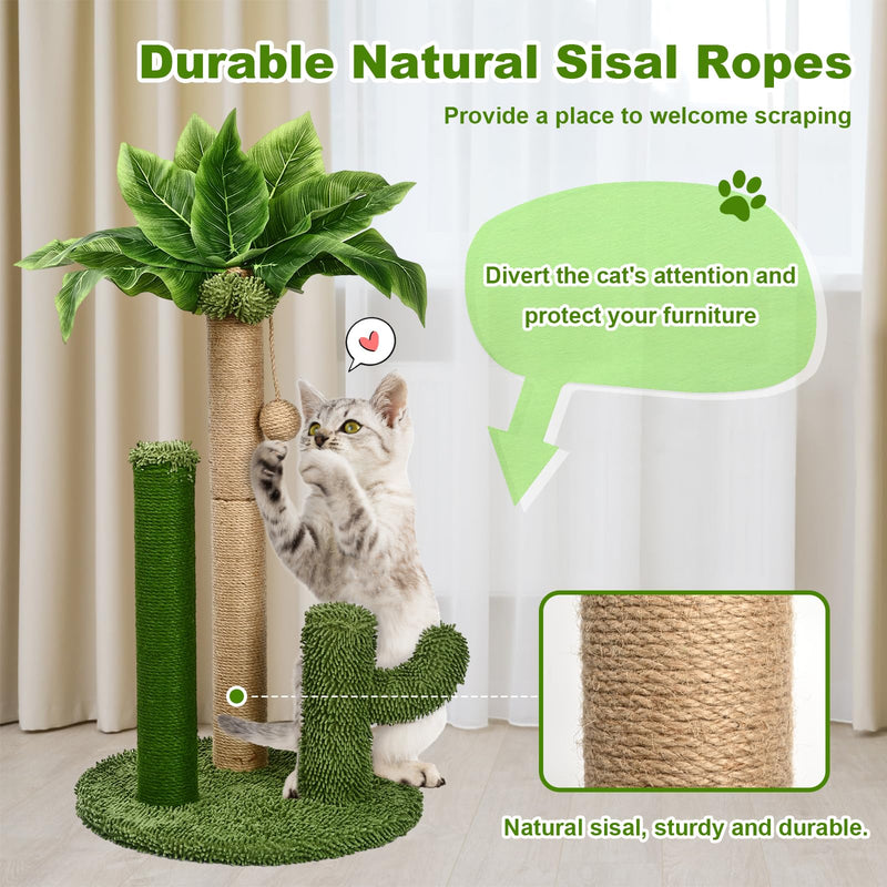 26 "Tall Cat Scratching Post with 3 Scratching Poles