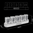 Imitation Nixie Tube Clock RGB Creative Clock for Home Desktop Decoration
