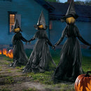 1 Pcs Light-up Screaming Witches