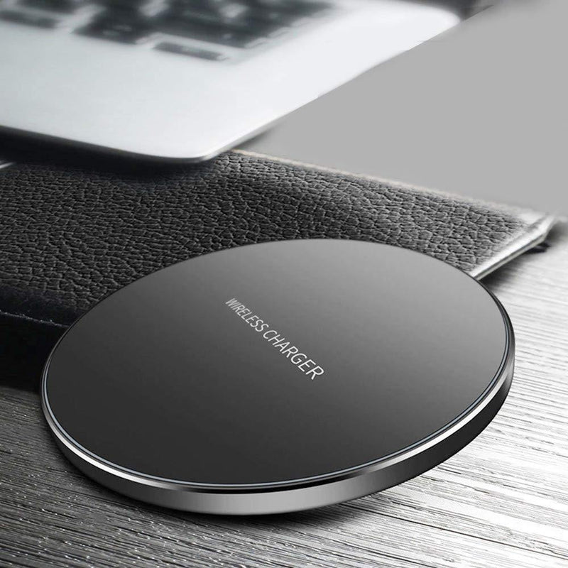 Wireless Charger Pad,Qi-Certifid 10W fast Wireless Charging for iPhone/Samsung