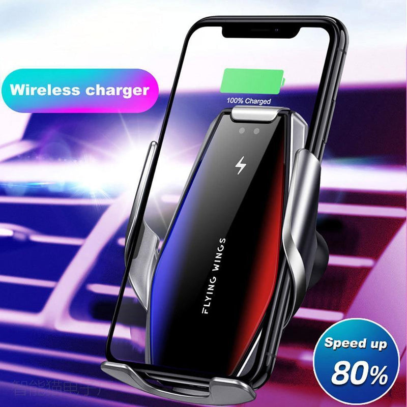 15W Wireless Car Charger Air Vent Mount Holder for iPhone/Samsung