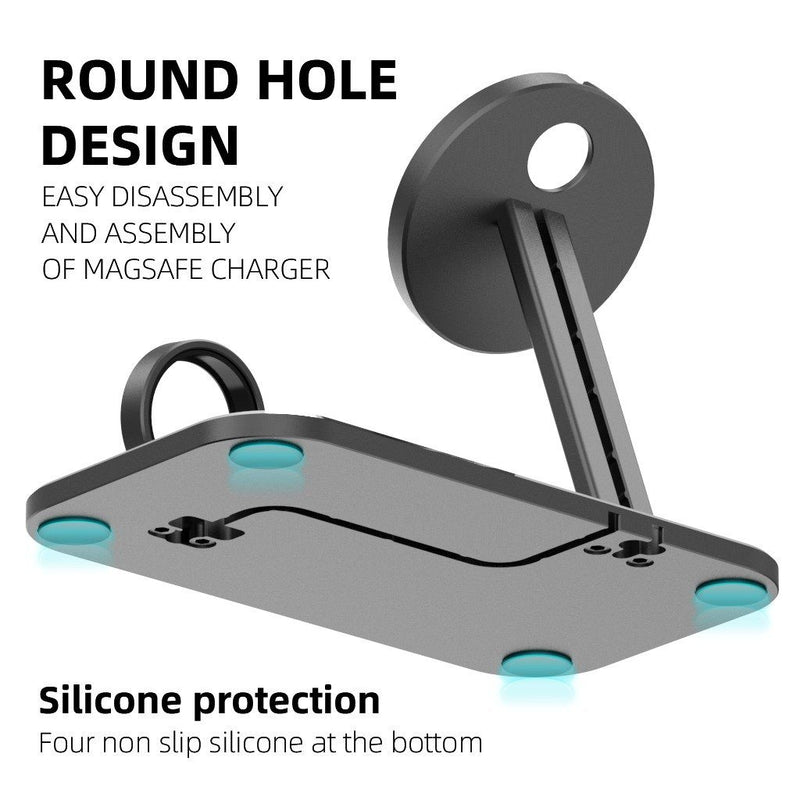 2 in 1 Aluminum MagSafe Charging Stand
