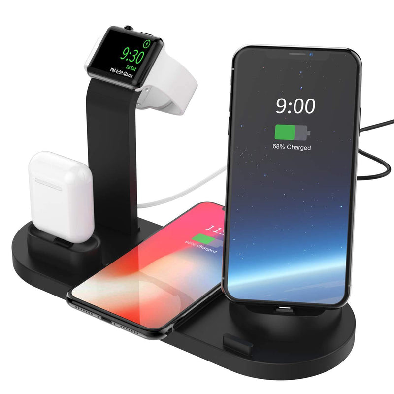 8Blue | 4 in 1 Wireless Charger Dock Station for Apple Watch and Airpods