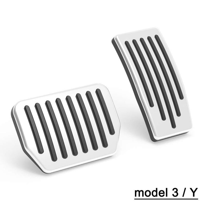 Model 3 Model Y Performance Pedal Pads, Non-Slip Accelerator Brake Pedal Cover for Tesla Model 3 Model Y(A Set of 2)