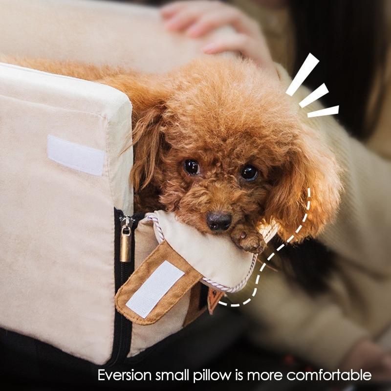 Dog Car Seat ON Car Armrest