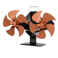Double-head Heat Powered Stove Fan