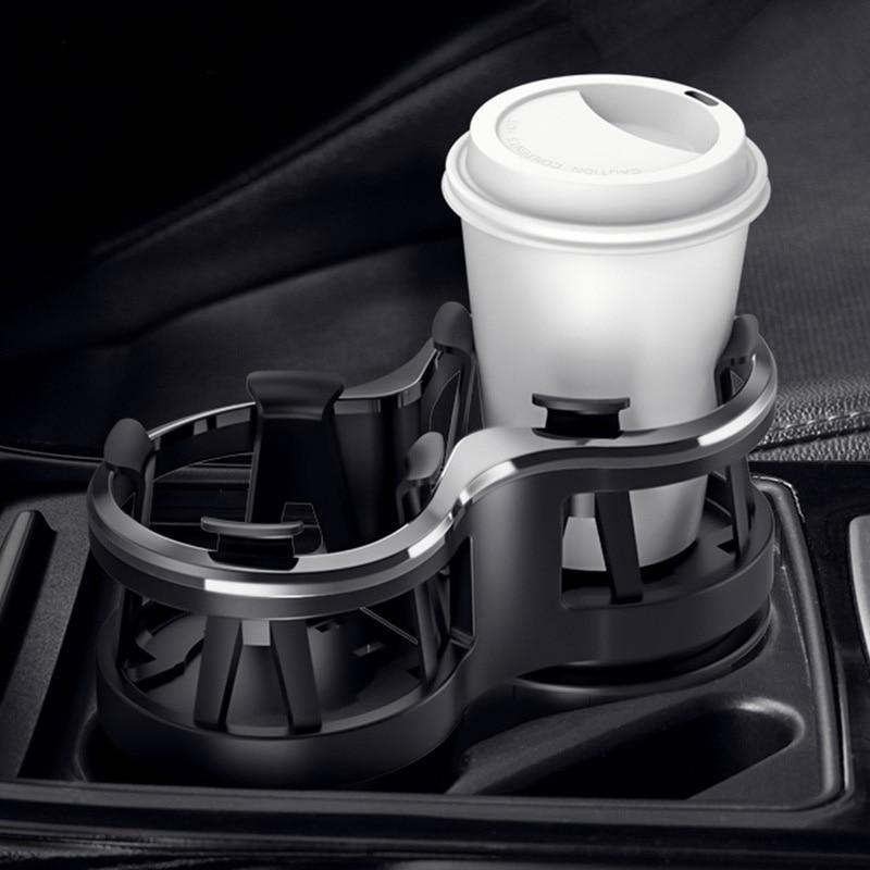 Dual Car Cup Holder, Double Hole Drink Holder