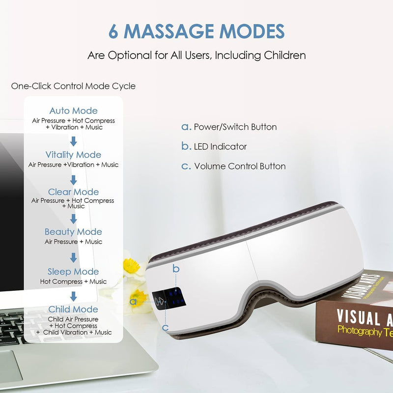 Eye Massager with 6 Massage Modes