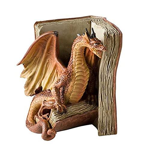 Fighting Dragon Bookend - 1 Pair