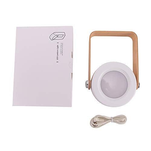 Folding LED Night Light with Wooden Handle