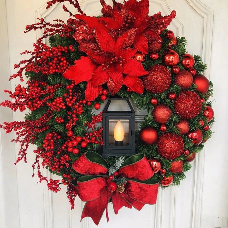Front Door Wreaths - Red