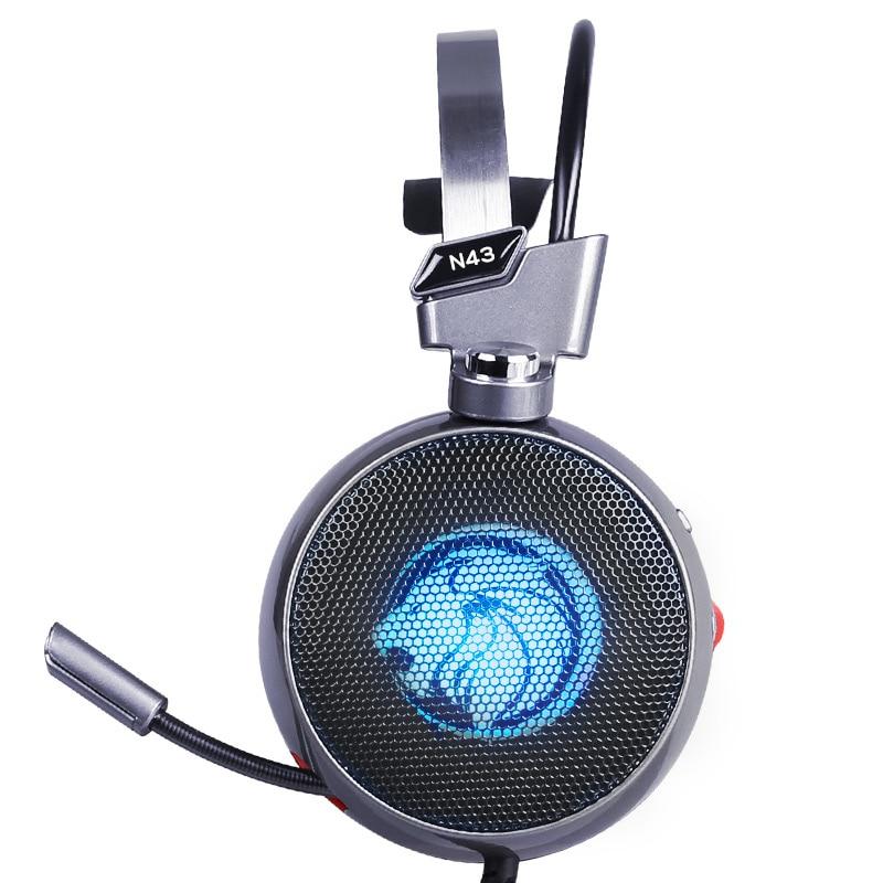 Gaming Headset with 7 Breathing Lights