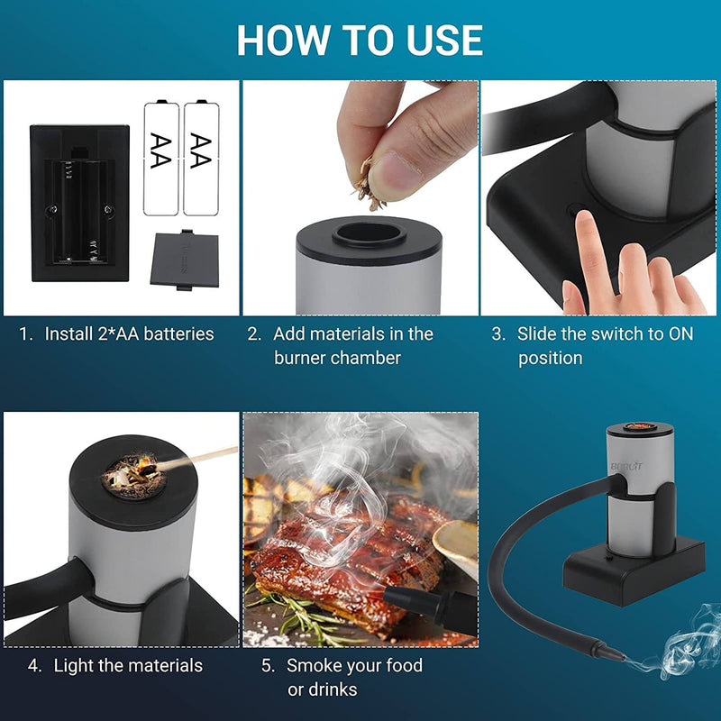 Handheld Food Smoke Infuser