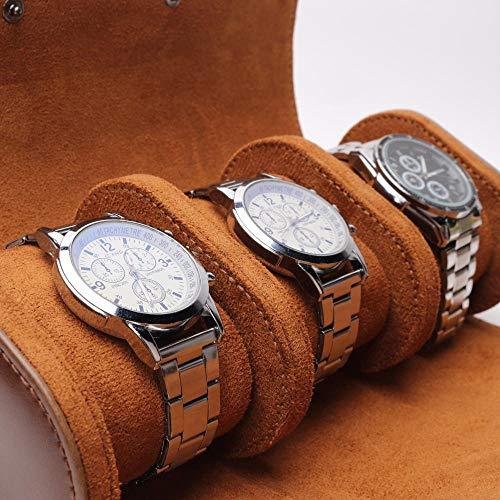 Leather Watch Roll Case