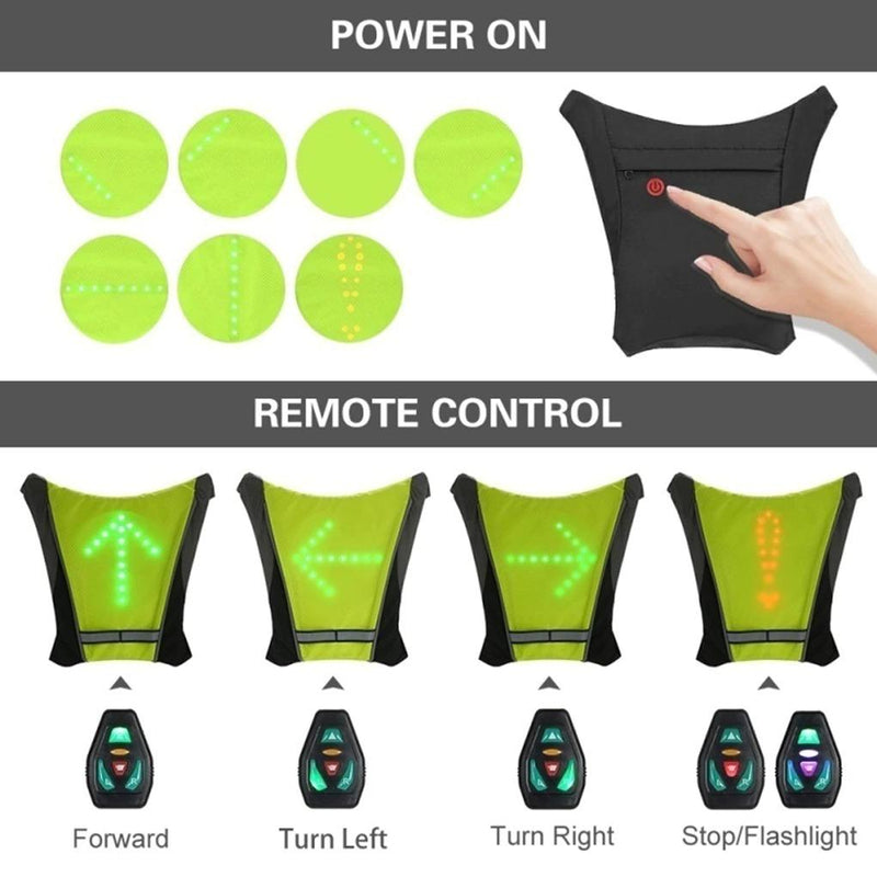 LED Turn Signal Safety Vest