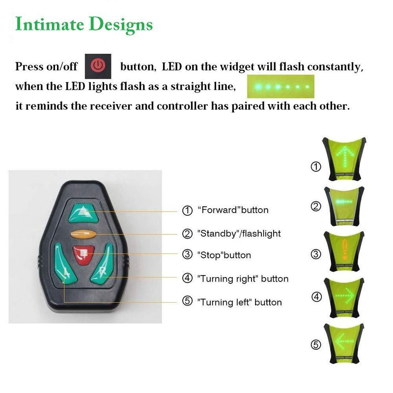LED Turn Signal Safety Vest