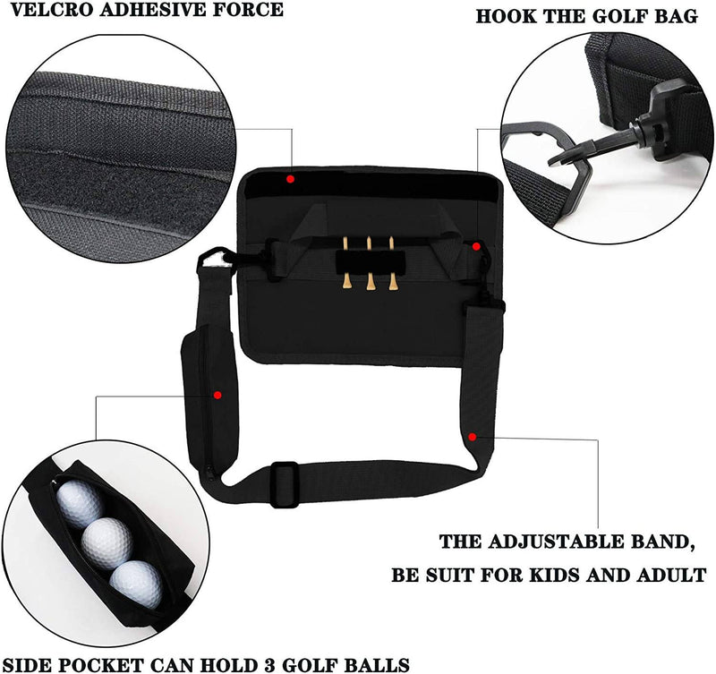 Lightweight Golf Club Bag with Ball Pouch