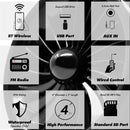 Motorcycle Bluetooth Speaker with 4 Channel 1000W Amplifier