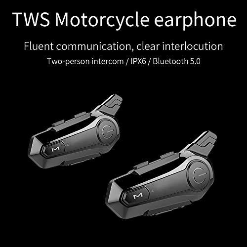 Motorcycle Helmet Headset Intercom (1 Pack)