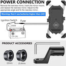 Motorcycle Phone Mount Wireless Charger