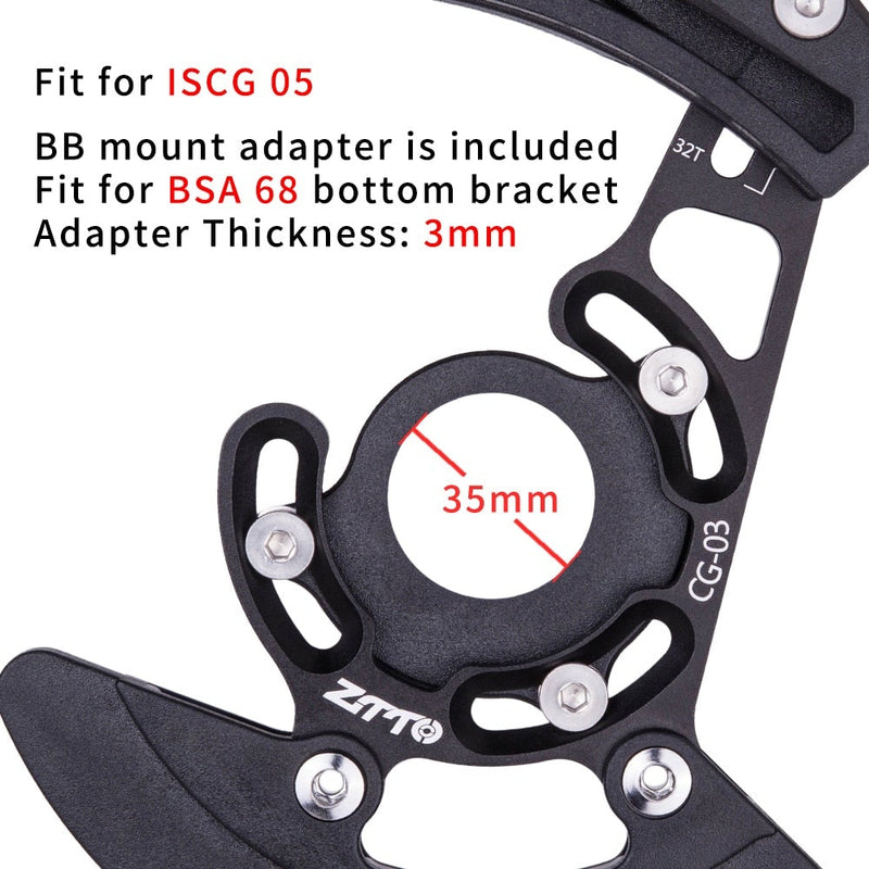 MTB ISCG05 Alloy Chain Guide, 32-38T