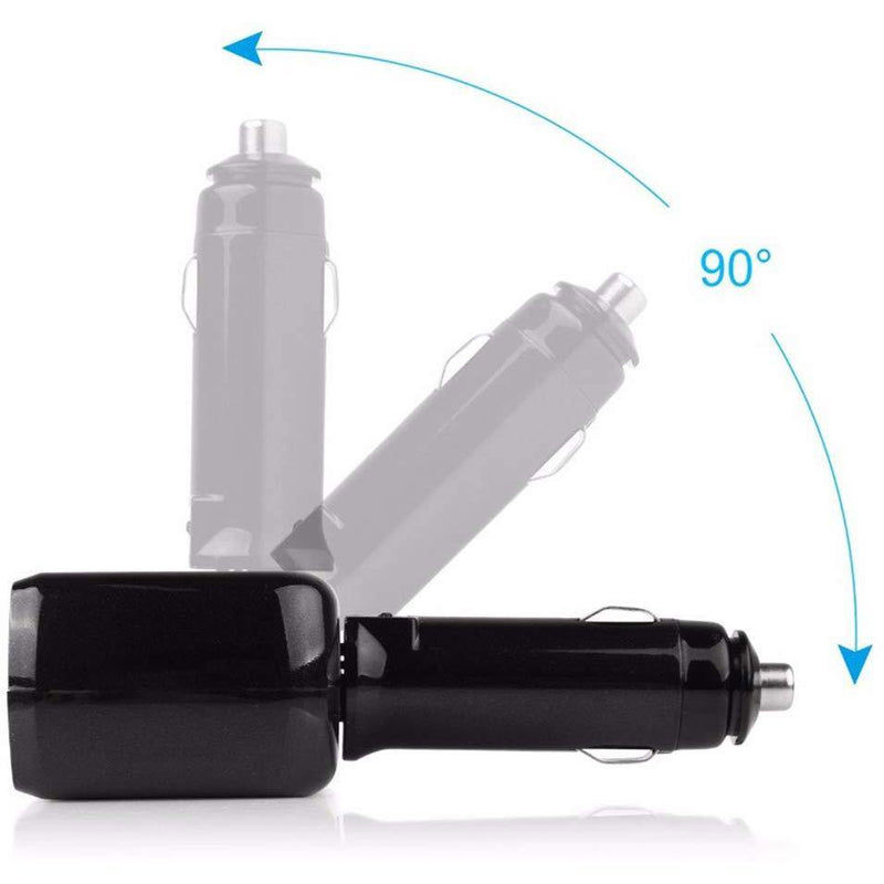Multi Socket Auto Car Cigarette Lighter Splitter Dual USB Car Charger Adapter for iPhone, Samsung