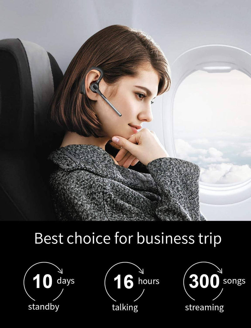 Noise Cancelling Bluetooth Headset with Mic