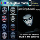 Programmable LED Mask with Bluetooth