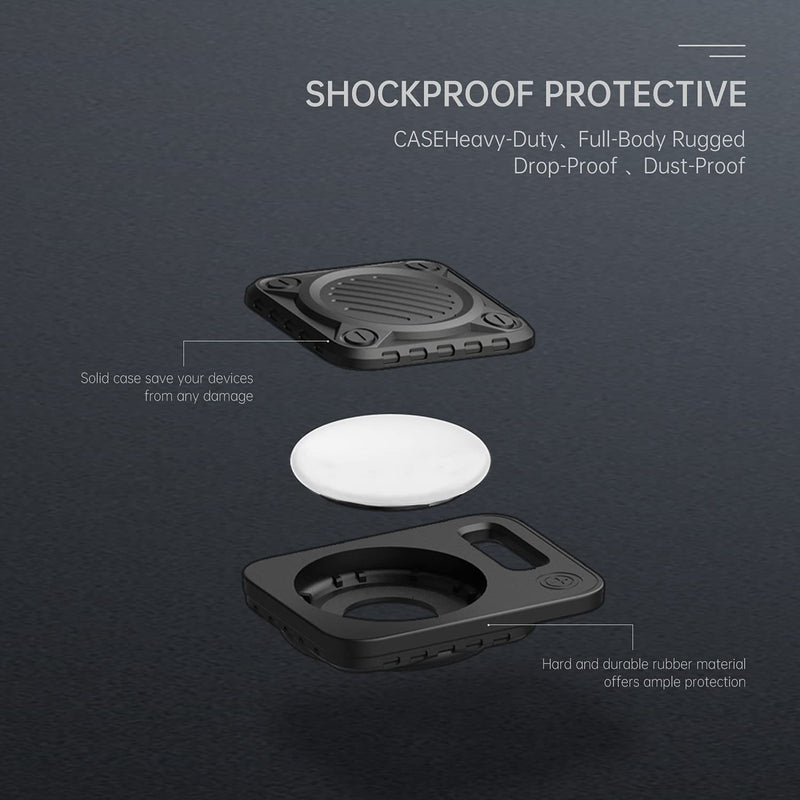 Protective Holder for AirTag Case with Keychain