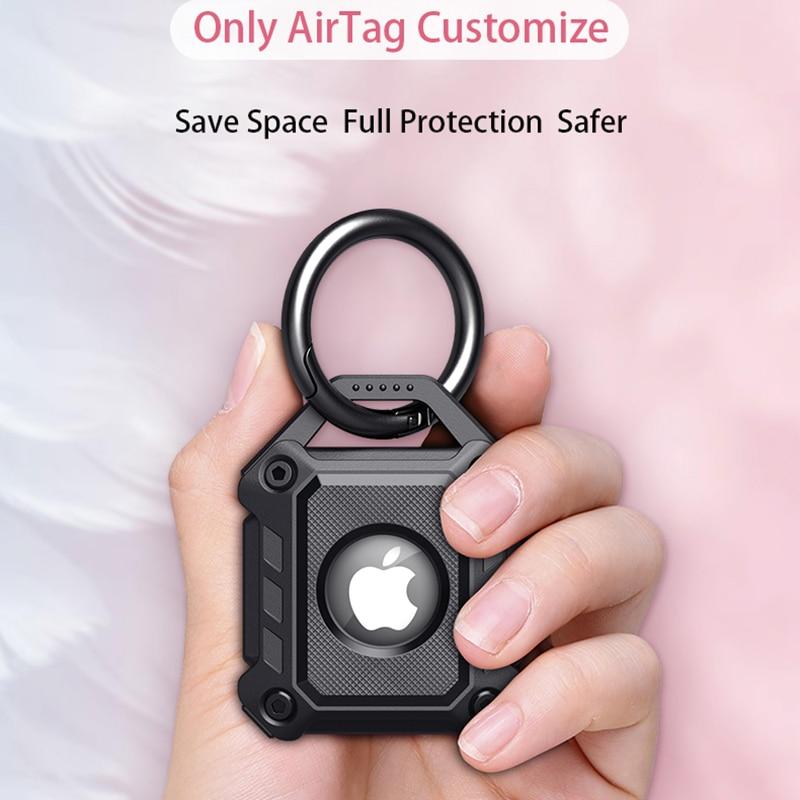 Protective Holder for AirTag Case with Keychain