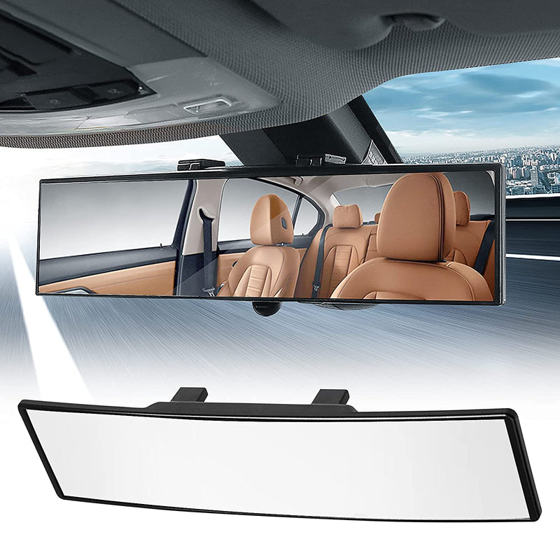 Rearview Mirror - Wide Angle Panoramic Curved