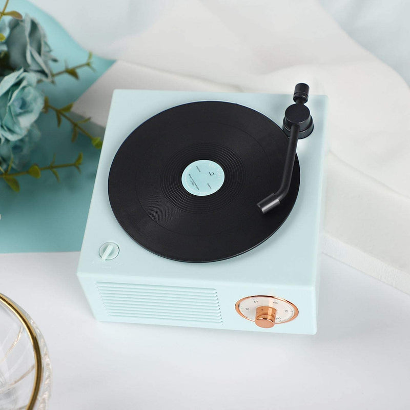 Retro Bluetooth Speaker - Vinyl Record Player Style