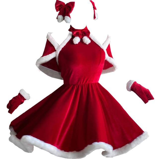 Sexy Christmas Outfit Naughty Santa Outfits Costume Dress for Women