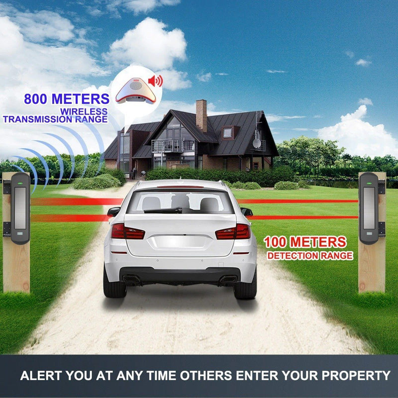 Solar Wireless Driveway Alarm System