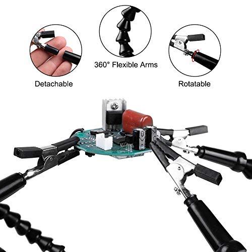 Soldering Helping Hands with 5 Flexible Arms