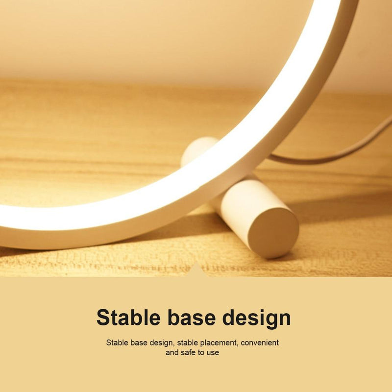 Touch Control Circle Table Lamp