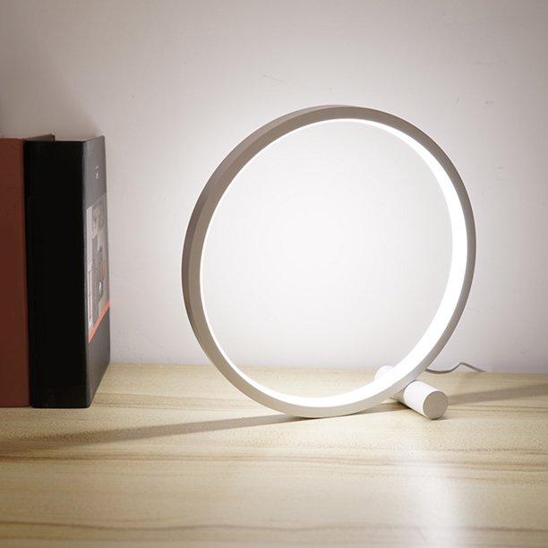 Touch Control Circle Table Lamp