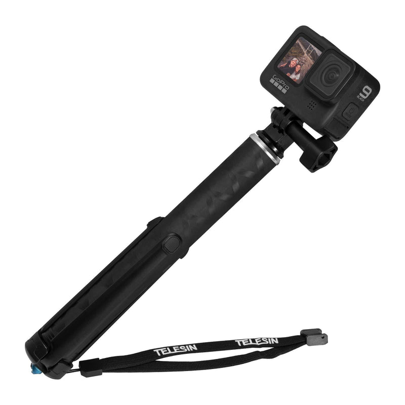 Ultralight Carbon Fiber Selfie Stick with Tripod