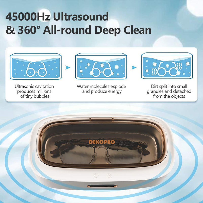 Ultrasonic Jewelry Cleaner - 4 Cleaning Modes