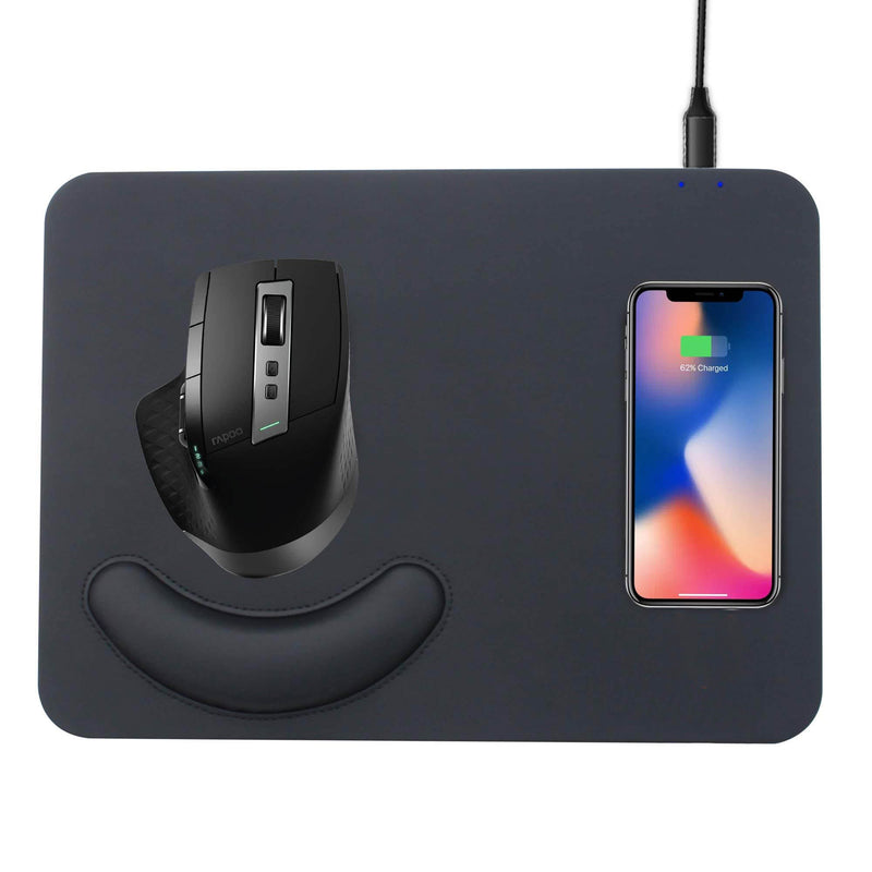 Wireless Charging Mouse Pad with Wrist Support