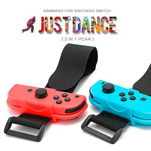 Wrist Bands for Nintendo Switch Just Dance (2 Packs)